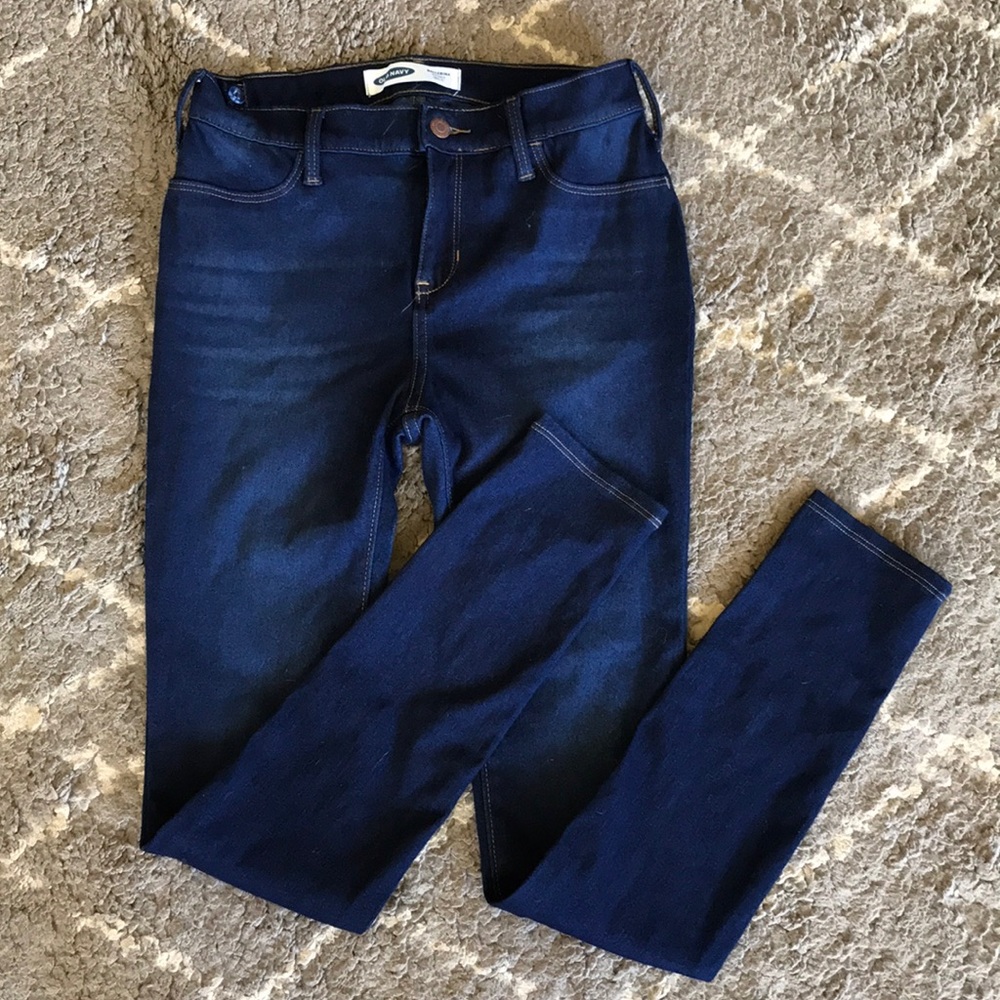 Dark blue jeggings
